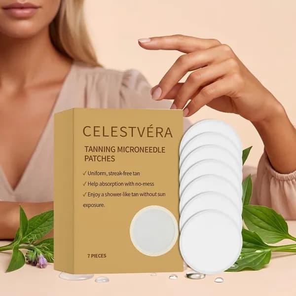 Микроигольные патчи для автозагара SUN-FREE GLOW, наклейки с микроиглами для быстрого и ровного загара без солнца, экспресс-бронзатор для тела