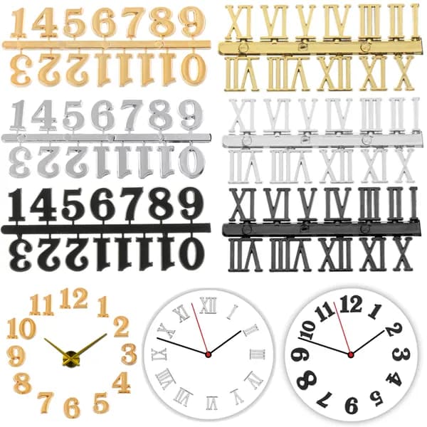1 Set Часы Цифры Аксессуары