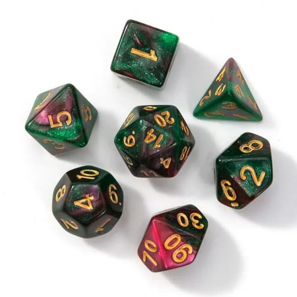 7Pcs/set DND кости