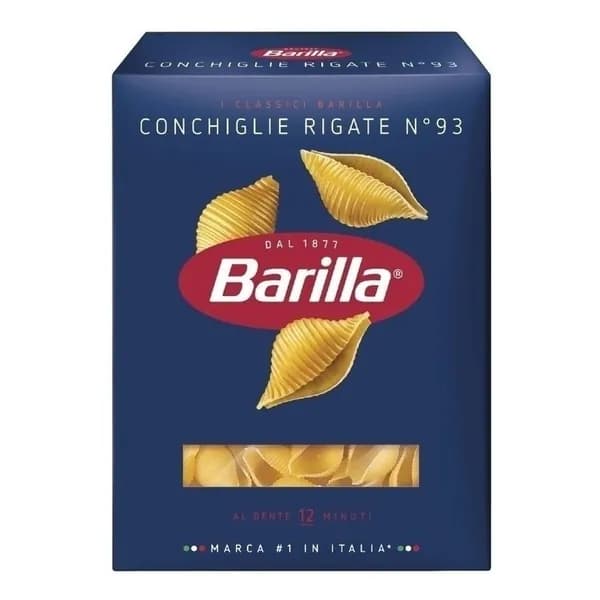 Макаронные изделия Barilla Конкилье Ригате № 93 из твёрдых сортов пшеницы 450 г