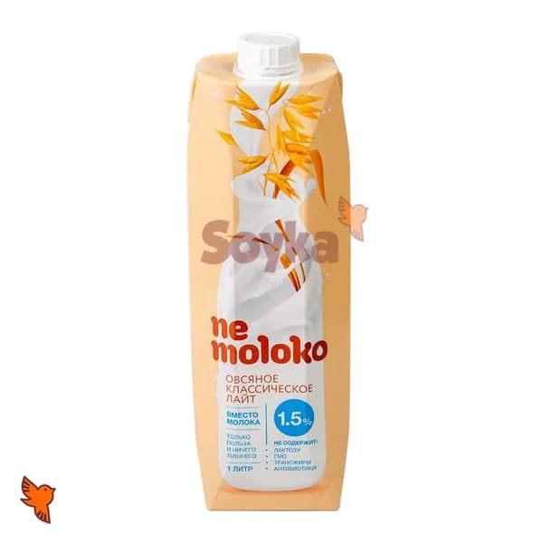 Напиток овсяный классический лайт 1.5% Nemoloko , 1л