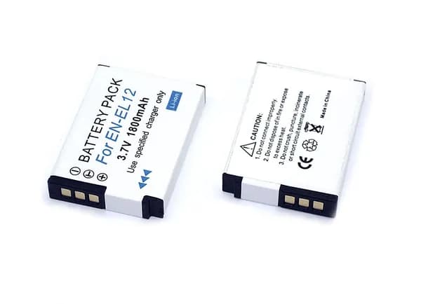 Аккумулятор EN-EL12 для фотоаппарата Nikon Coolpix A900 , 3,7V 1400mAh