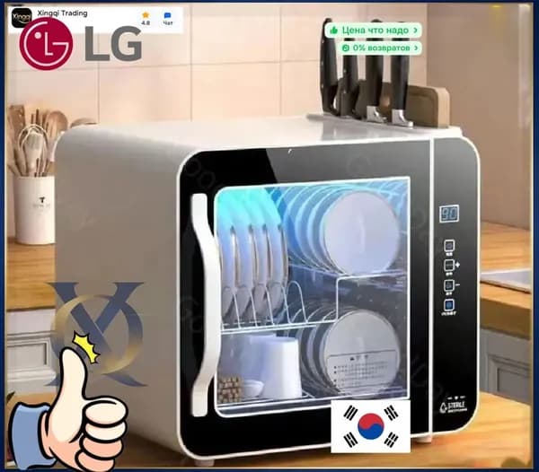LG Посудомоечная машина WfjoB6Jn, черный, черный матовый