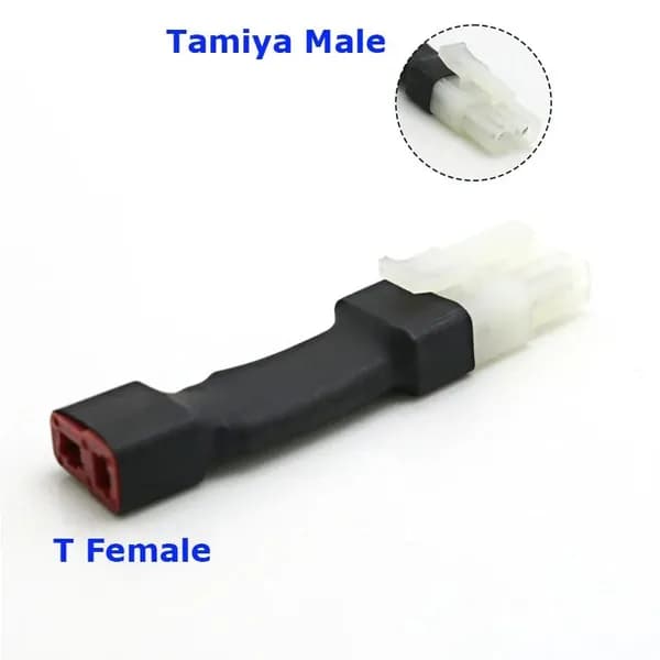 Коннектор T Female (мама) на Tamiya-M (папа)