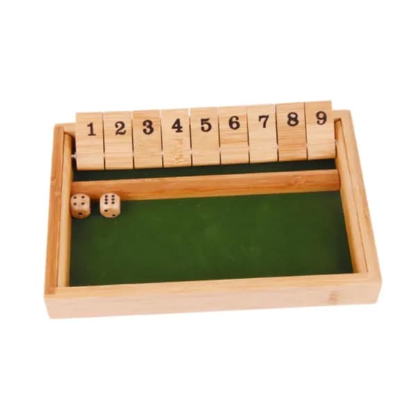 Деревянная игра Shut The Box для вечеринок и баров