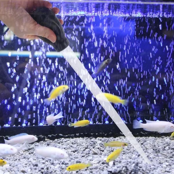 Пластиковый сменщик воды для аквариума мини с длинной трубкой для очистки дома
