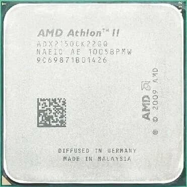 Процессор AMD ATHLON II X2 215 (ADX215OCK22GQ) OEM - AM3, 2 x 2,7 ГГц, L2 - 512 КБ, DDR3, TDP 65 Вт