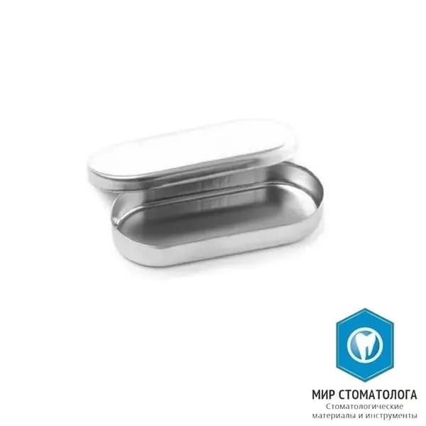 Лоток стоматологический с крышкой ЛСК - МЕДИКОН, размер 100 x 25 (для стерелизации игл)