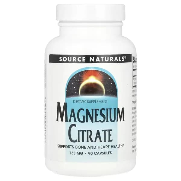 Source Naturals Цитрат магния 90 капсул