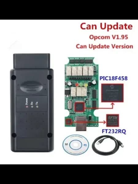 Opcom V1.95 CAN Update OBD2 диагностический сканер PIC18F458