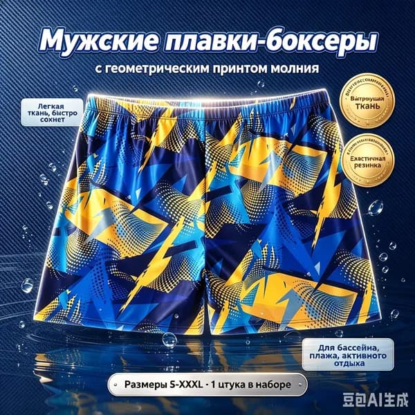 Плавки купальные панталоны 1, 1 шт