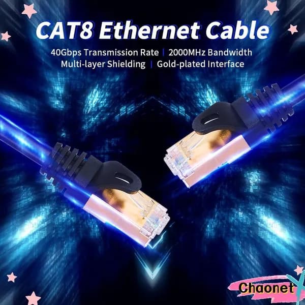 Кабель для интернет-соединения, 1.5 м, черный
