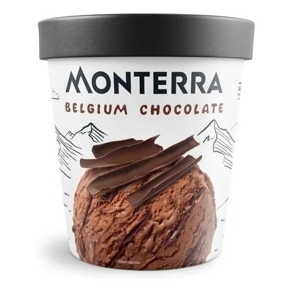 Мороженое сливочное Monterra с шоколадом БЗМЖ 276 г
