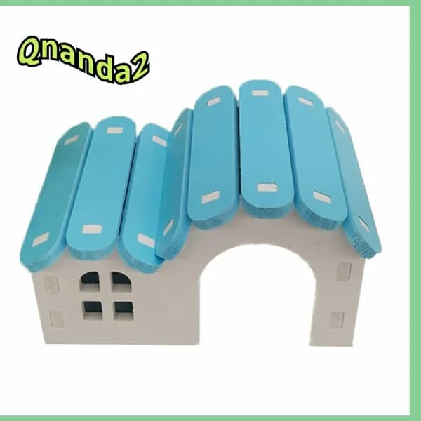 Уютный домик для хомяков, из PVC, компактный, для мелких грызунов