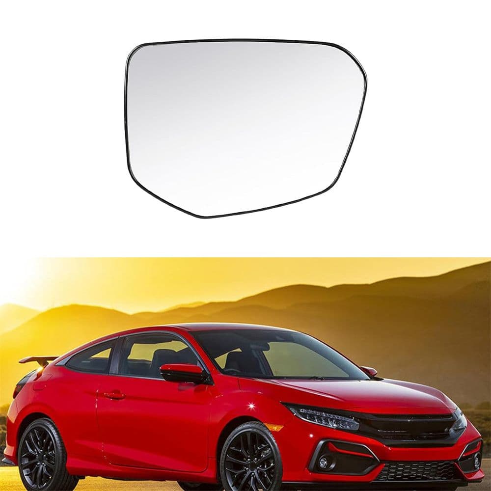 1x Стекло Бокового Зеркала Заднего Вида С Подогревом С Правой Стороны Для Honda Civic 16-21
