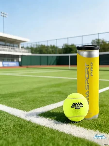 Профессиональные мячи для падел AMA SPORT PRO 45% натуральная шерсть, износостойкие теннисные мячи для турниров и повседневных тренировок в упаковке-тубе