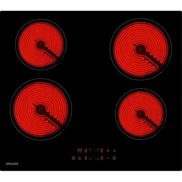 Варочная панель электрическая Graude, 4 конфорки, черный, EK 60.0 S