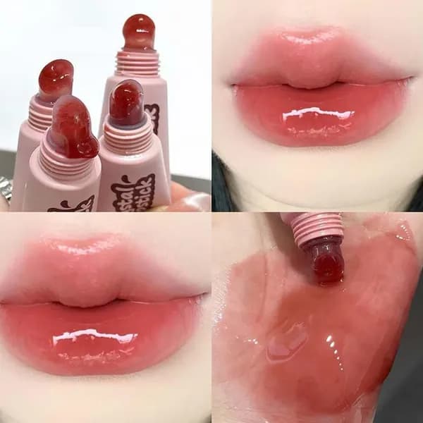Прозрачный тинт для губ с глянцем, блеск Crystal Stick с роликовым аппликатором и легкой текстурой