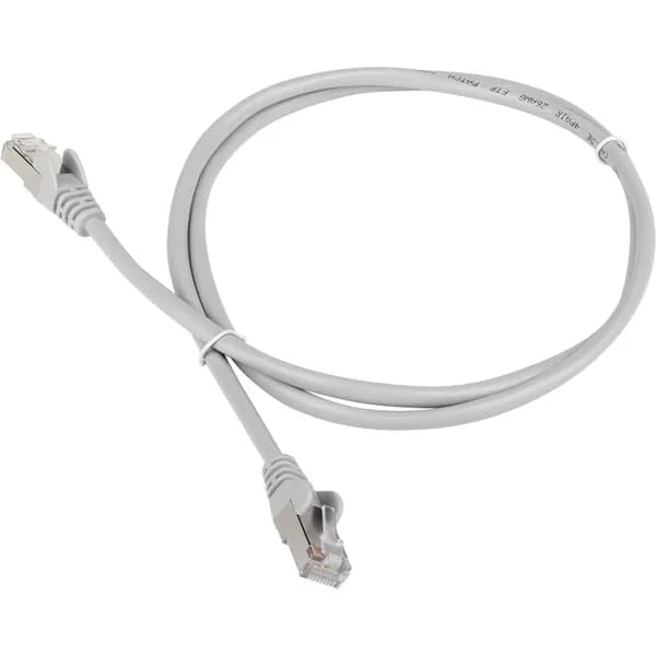 Кабель для интернет-соединения RJ-45/RJ-45, 1.0 м, серый