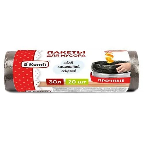 Мешки для мусора ПНД Komfi 30л PM320BL (20шт/рул