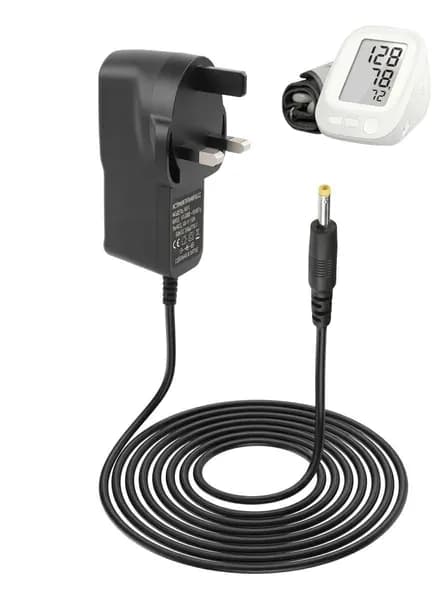 Блок питания 6V 1A для тонометров Omron M2 Basic, M3, M7 Intelli IT, X2 Basic, X3 Comfort, X4 Smart, X7 Smart, с кабелем 1.5 м