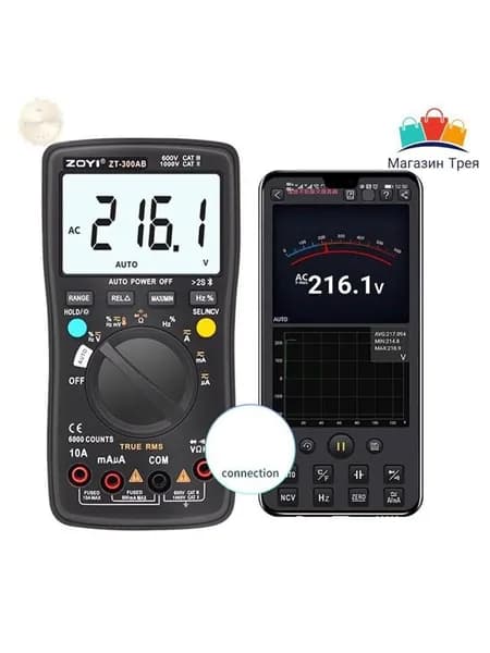 ZT-300AB ZOYI Smart Earth Leakage Detector с функцией Bluetooth