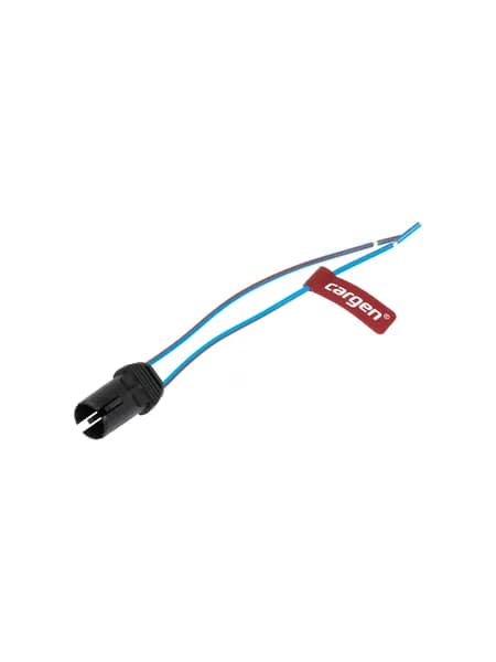 Колодка-патрон Cargen для бесцокольной лампы T10 W5W с проводами