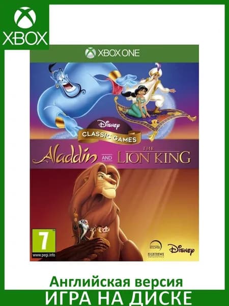 Игра Disney Classic Games: Aladdin and The Lion King (Аладдин и Король Лев) Xbox One Диск на Xbox One Английская версия
