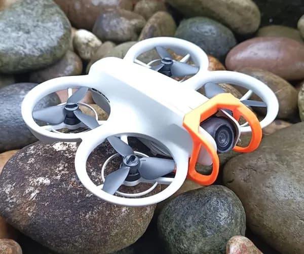 Защита камеры дрона DJI neo, бампер оранжевый
