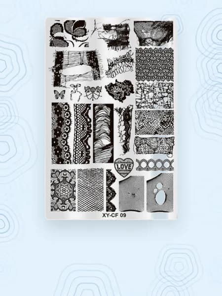 Пластина для штампов маникюра, - 9
