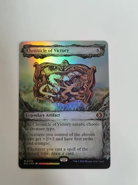 Магия сбора прокси-карт Высококачественные нефольговые Chronicle of Victory ECL #346 foil