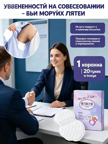 Вкладыши от пота, 20 шт.