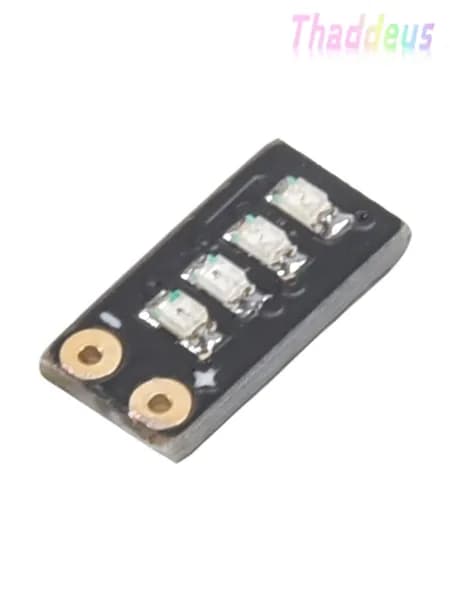 Миниатюрный индикатор уровня заряда 3.7-4.2V для литиевой батареи серии 1, 5x9.5 мм / "Трёхцветный LED"