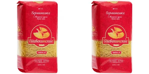 Шебекинские Макаронные изделия вермишель легкая 450г, 2 уп.
