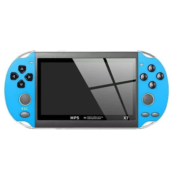 X7 4.3 Портативная консоль PSP стиль: Двойные джойстики, ретро игры (NES, аркады, файтинги)