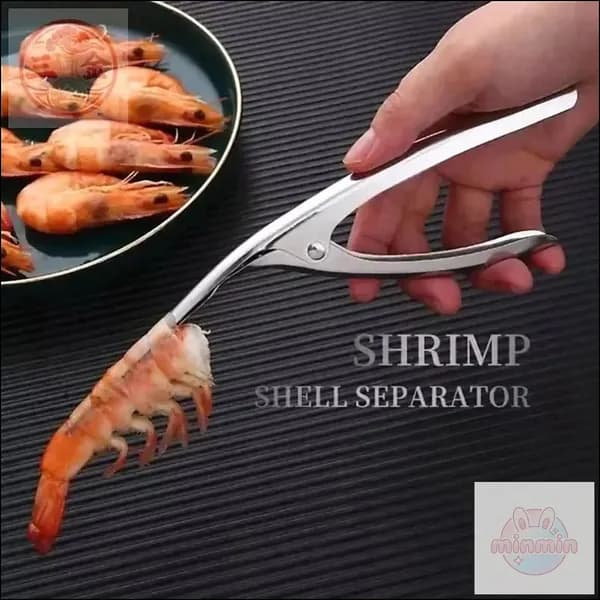 Нож для чистки креветок серебристый