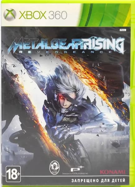 Metal Gear Rising Revengeance Английский язык Видеоигра на диске Xbox 360. Товар уцененный