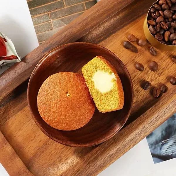 Пирожки Daliyuan со вкусом тирамису с кремовой начинкой, 10 штук по 250 г, мягкая выпечка для завтрака и перекуса