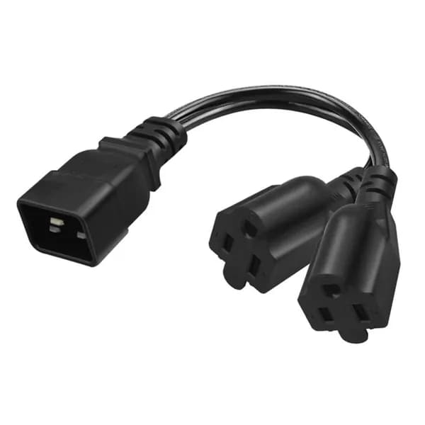 Кабель-адаптер IEC C20 2 NEMA 5-15R