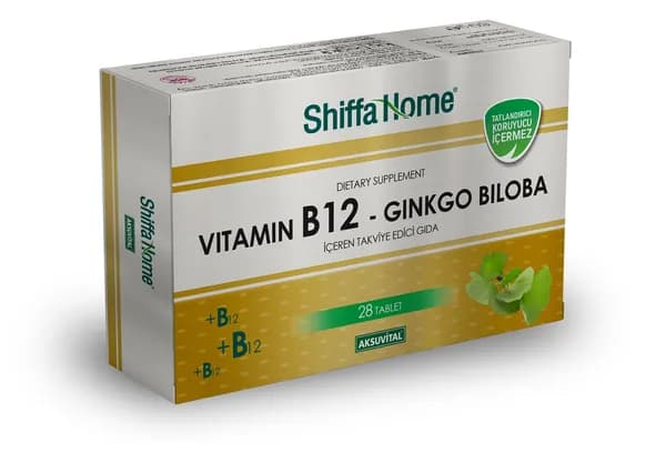 Таблетка витамина B12-гинкго билоба