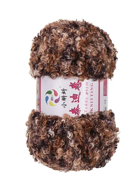1 кусок коралловой бархатной пряжи для вязания крючком