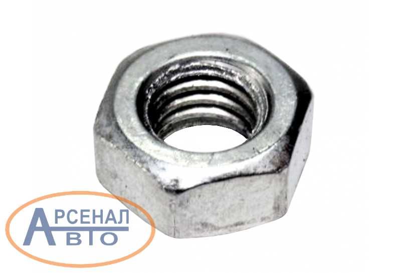 Гайка Камаз, ваз, ГАЗ м6*1 шестигранная простая 1/58962/11