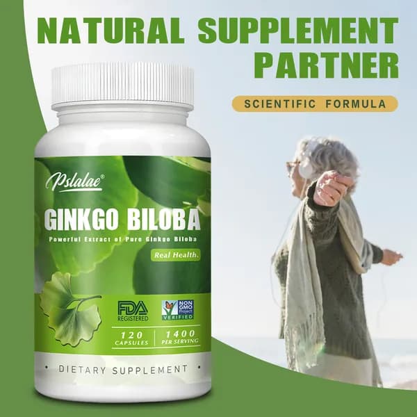 Биологически активная добавка Pslalae Ginkgo Biloba в основном используется для поддержания здоровья мозга, кровообращения и когнитивных функций.