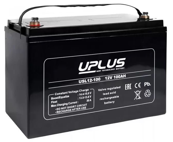 Аккумулятор для ИБП и прочего электрооборудования UniPLUS US-General Purpose USL12-100 12V 100 А/ч (330х173х220) LongLife AGM