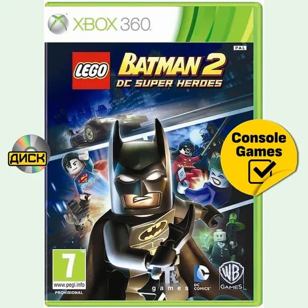 Игра Xbox 360/One LEGO Batman 2 DC Super Heroes (русские субтитры) (XBox 360, Xbox One, Русские субтитры)