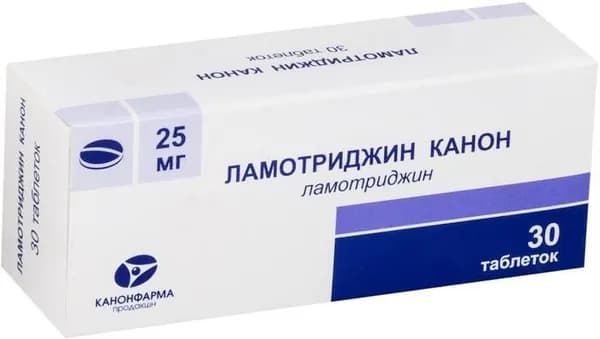 Ламотриджин Канон, таблетки 25 мг, 30 шт.