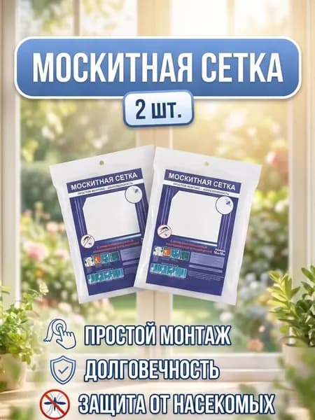 Москитная сетка на окно от насекомых