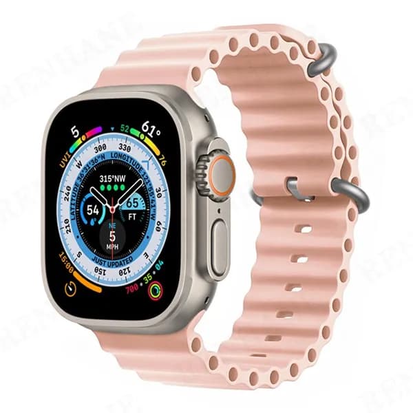 Силиконовый ремешок для Apple Watch 38,40,41,S10 42 mm Ocean Band