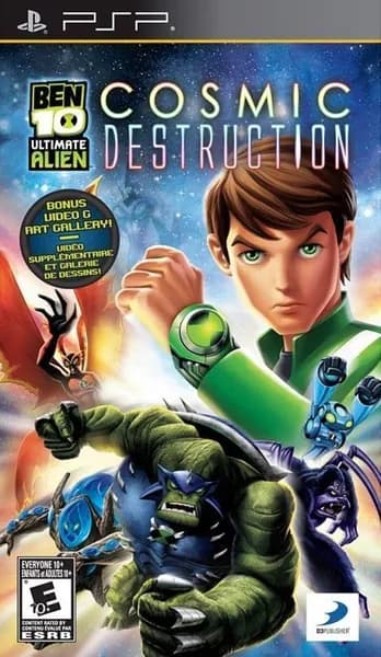 Игра Ben 10 Ultimate Alien Cosmic Destruction PSP Диск на PS Portable
