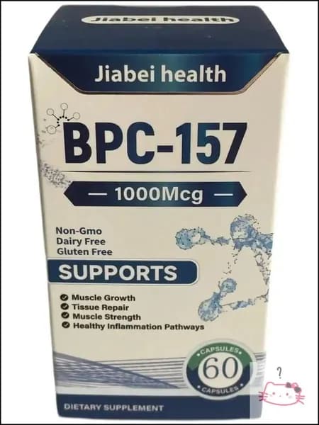 Бестселлер BPC157 Jiabei Health: 60 капсул для восстановления желудка, суставов, связок и регенерации тканей